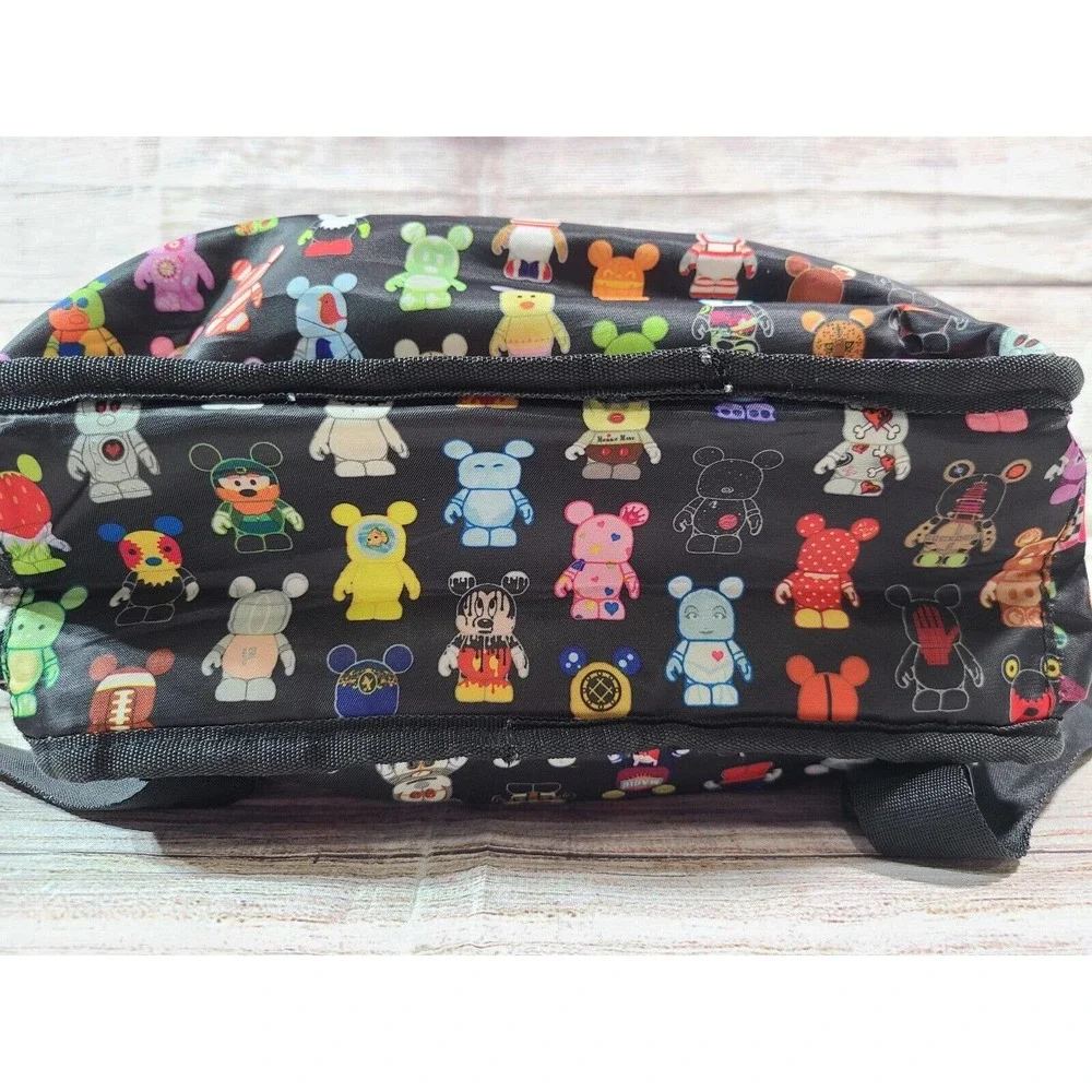 Disney Parks Vinylmation Mini Backpack Mickey Mouse Black Green Keychain - Picture 4 of 8